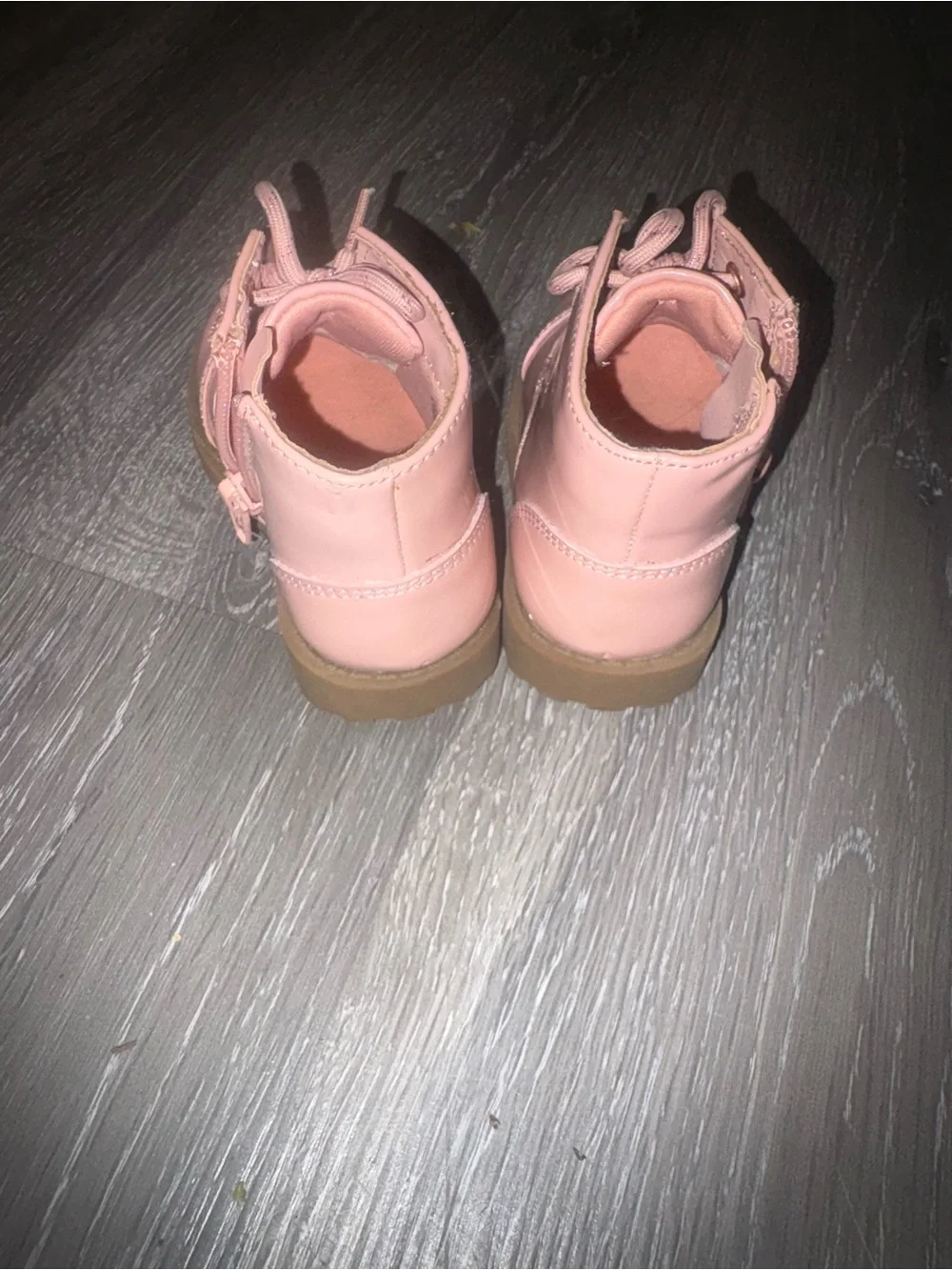 Toddler Boots Bundle - Pink Cat and Brown Faux Fur size 4